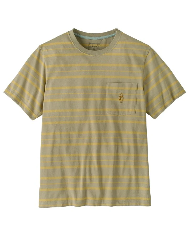 Patagonia - MW Water People Mark Pocket Tee - T-Shirt Gr XS beige