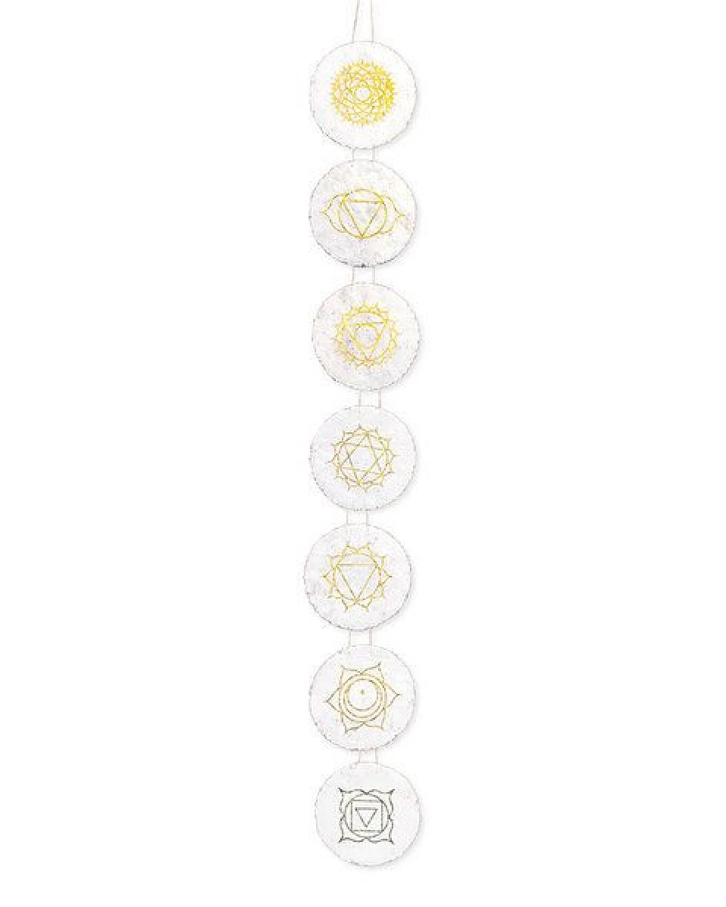 Sundara Yoga-Girlande "Chakra" aus Handgeschöpftem Papier – Ansicht 4