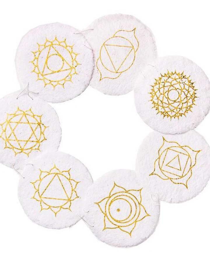 Sundara Girlande CHAKRA aus handgeschöpftem Papier
