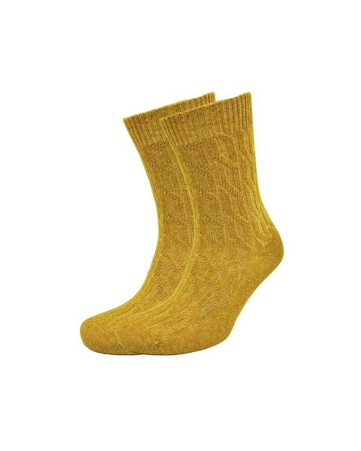 BLS Organic 2er Pack Jaquard Design GOTS zertifizierte Bio-wolle Kinder Socken