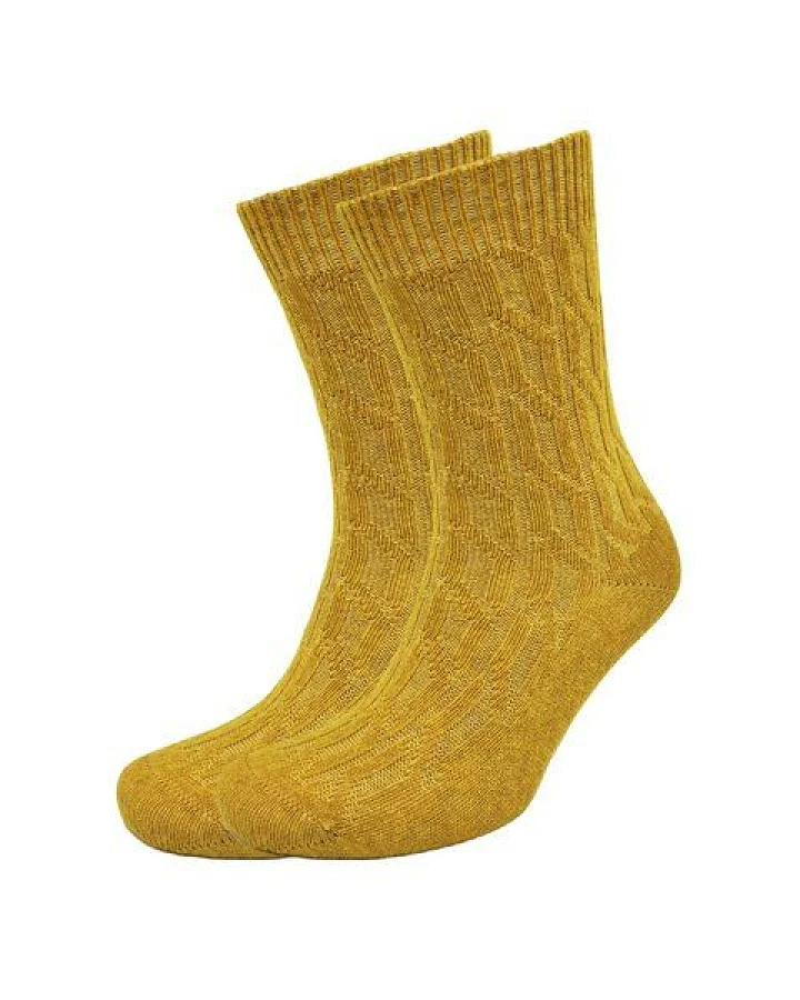 BLS Organic 2er Pack Jaquard Design GOTS zertifizierte Bio-wolle Kinder Socken