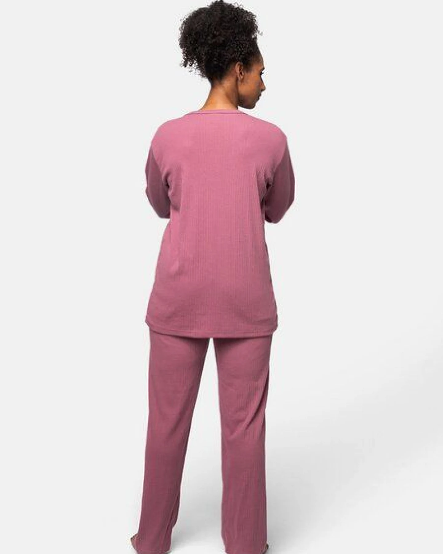 greenjama Damen Langarm-Shirt aus Derby-Rib, GOTS-zertifiziert – Ansicht 3