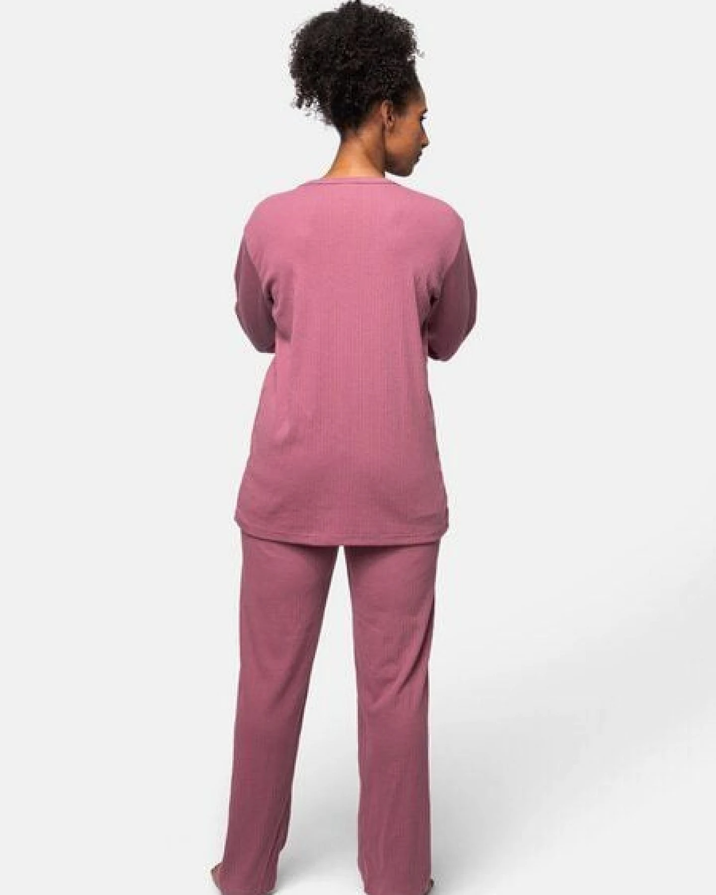 greenjama Damen Langarm-Shirt aus Derby-Rib, GOTS-zertifiziert – Ansicht 3