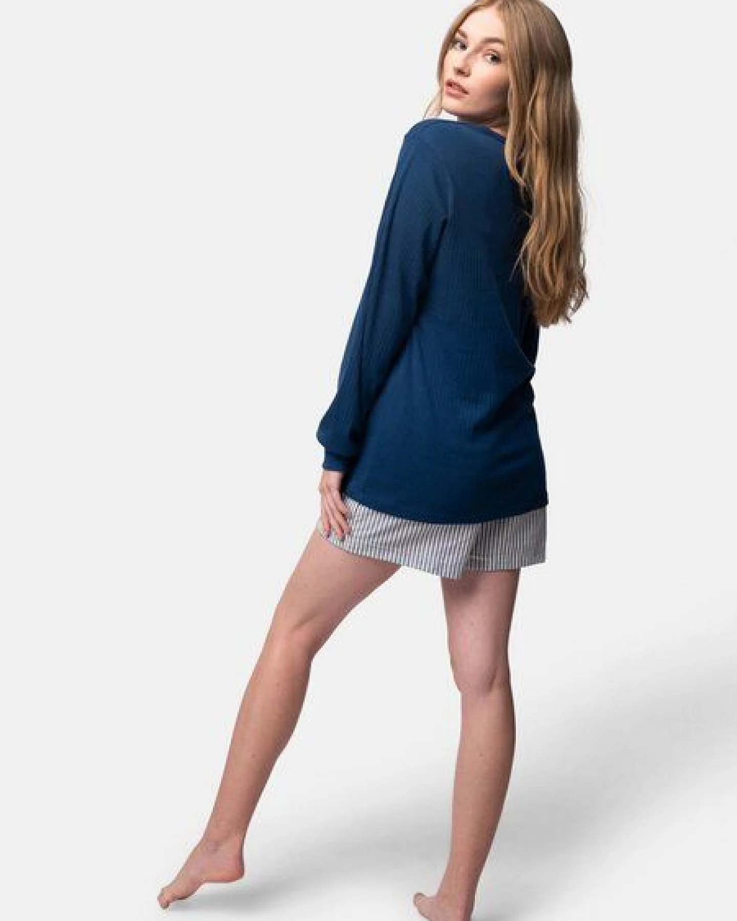 greenjama Damen Langarm-Shirt aus Derby-Rib, GOTS-zertifiziert – Ansicht 2