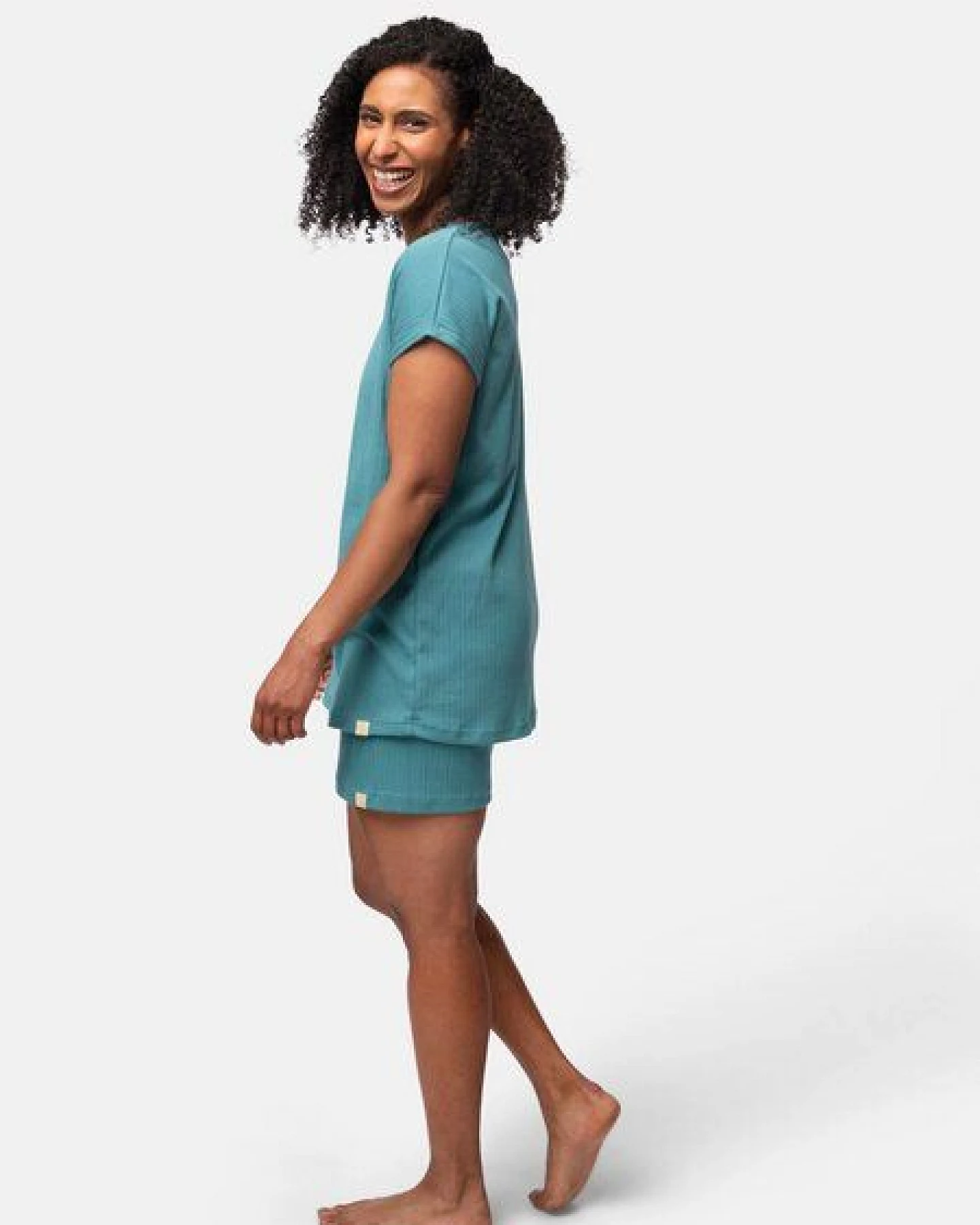 greenjama Damen T-Shirt aus Derby-Rib, GOTS-zertifiziert – Ansicht 2