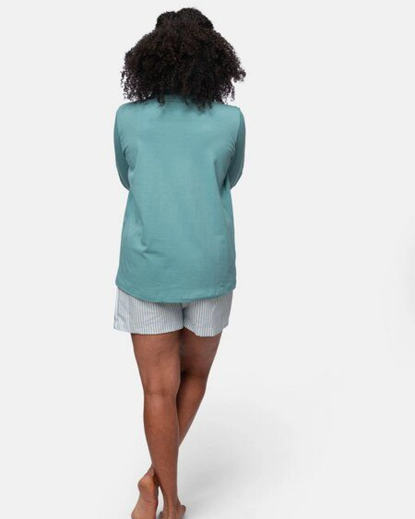 greenjama Damen Langarm-Shirt mit Polo-Kragen, GOTS-zertifiziert – Ansicht 3