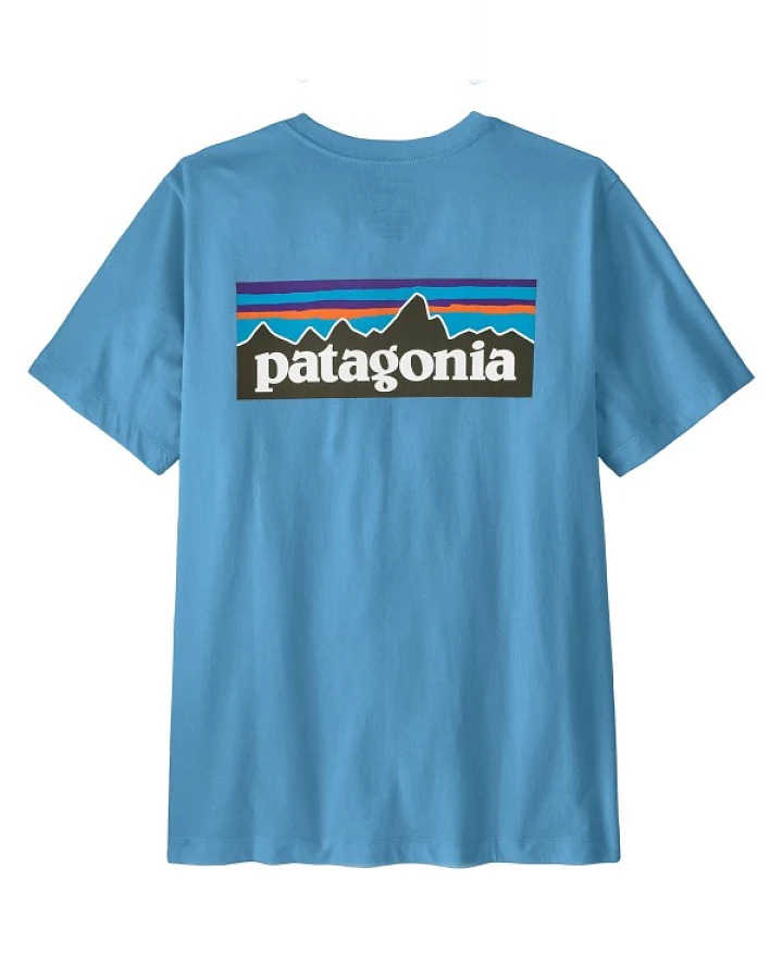 Patagonia - P-6 Logo T-Shirt - T-Shirt Gr M blau