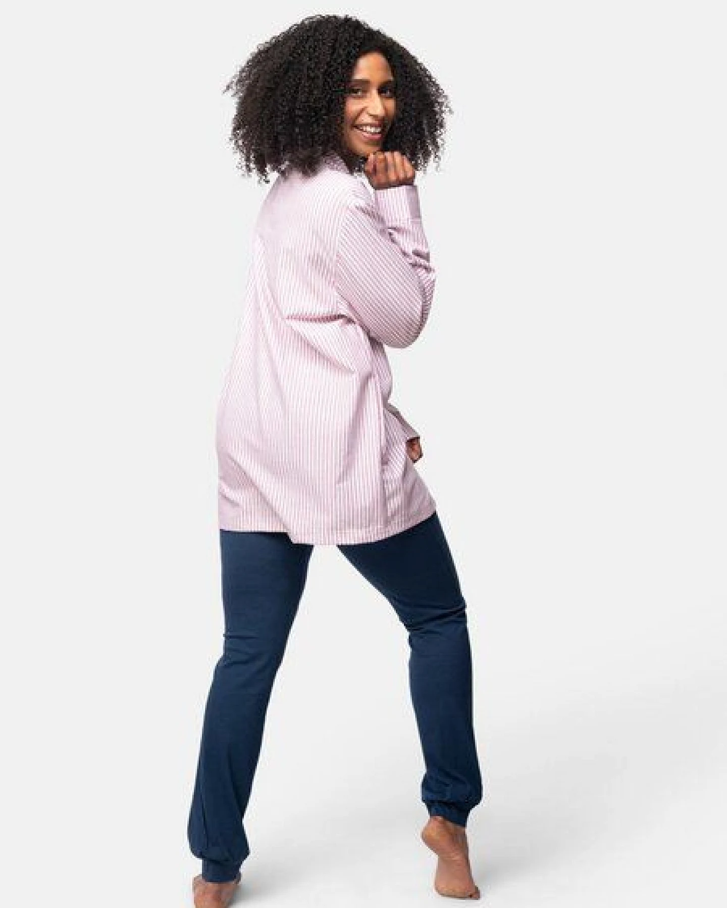 greenjama Damen Pyjama-Hemd, GOTS-zertifiziert – Ansicht 3