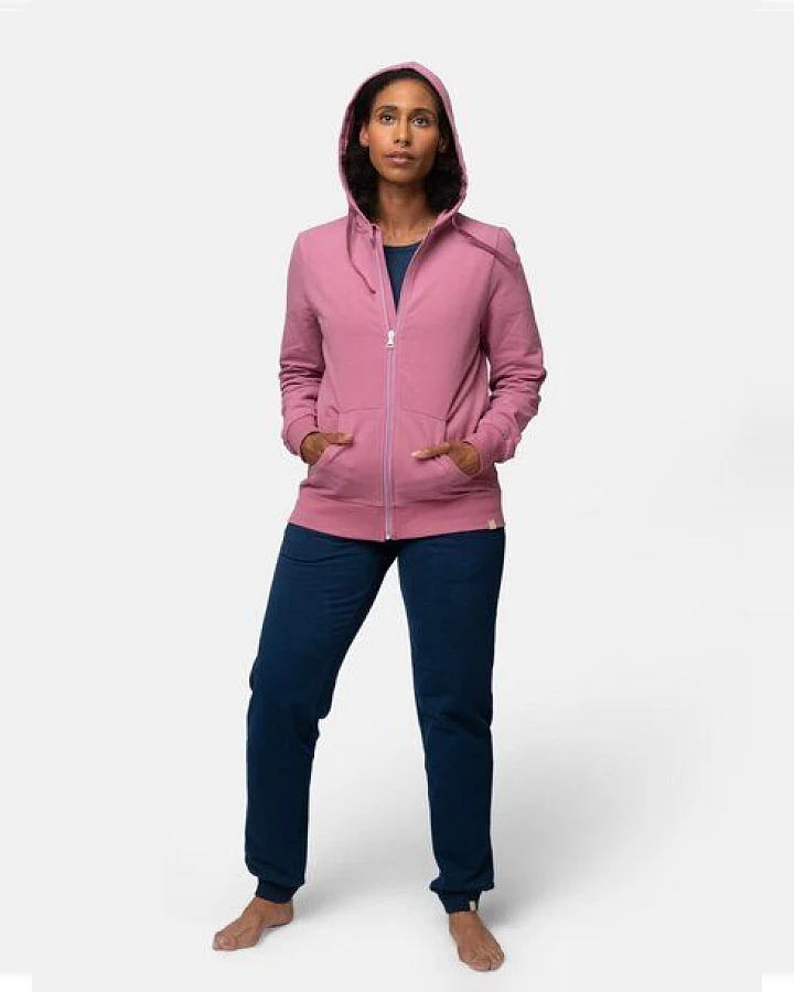 greenjama Damen Hoodie in weicher Sweat Qualität, GOTS-zertifiziert