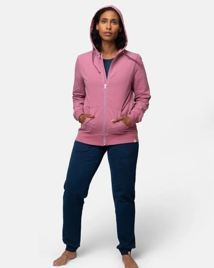 greenjama Damen Hoodie in weicher Sweat Qualität, GOTS-zertifiziert