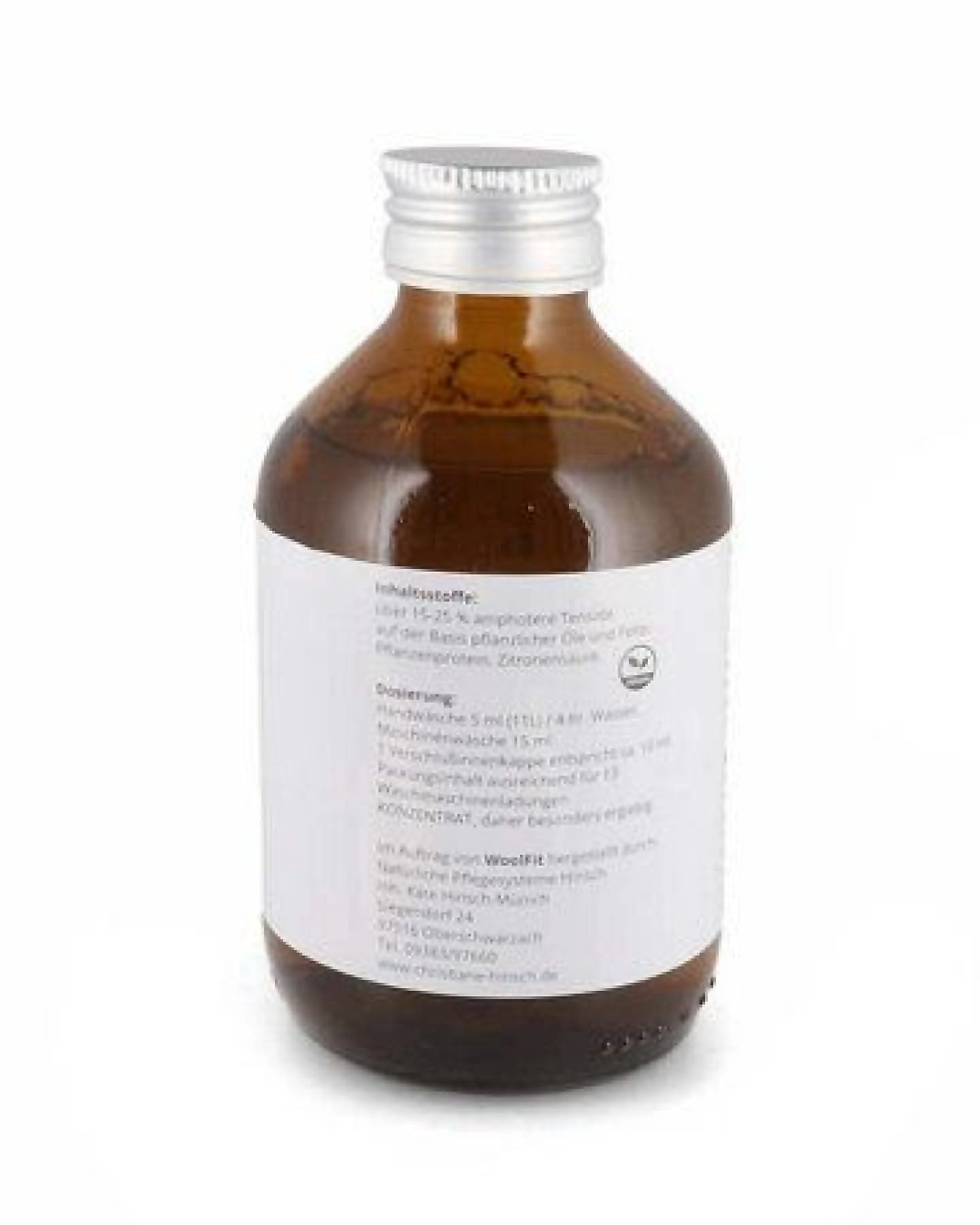 WoolFit Wollshampoo - Reinigungsmittel für Wolle - biologisch, ergiebig, plastikfrei - Konzentrat 200ml – Ansicht 3