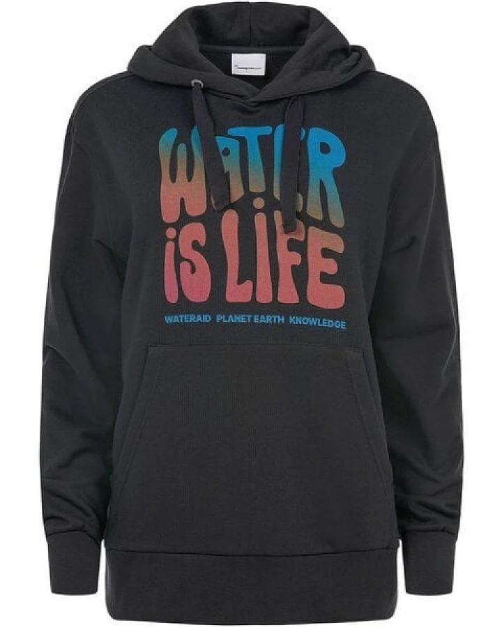 KnowledgeCotton Apparel Kapuzenpullover WATERAID aus Bio-Baumwolle