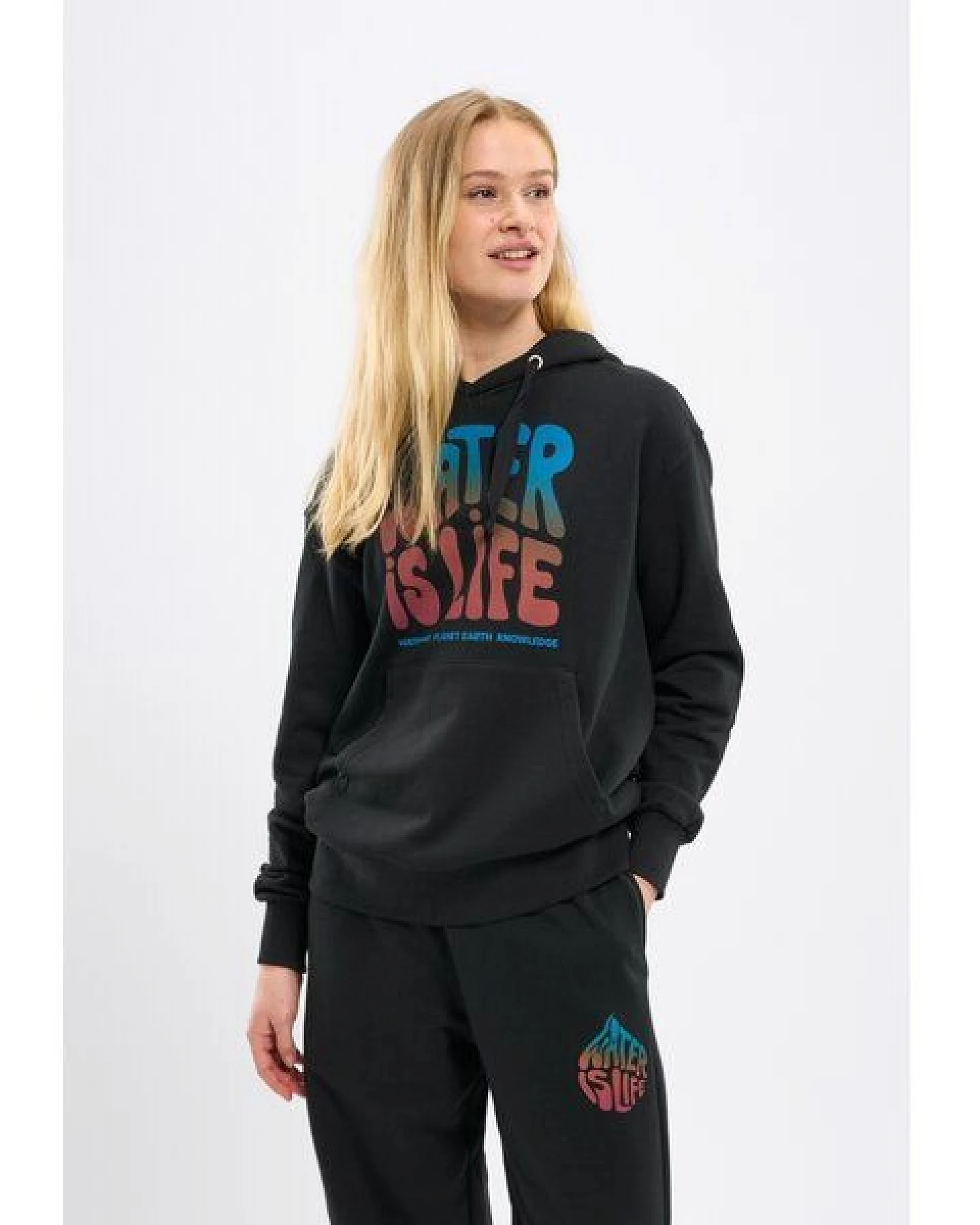 KnowledgeCotton Apparel Kapuzenpullover WATERAID aus Bio-Baumwolle – Ansicht 2