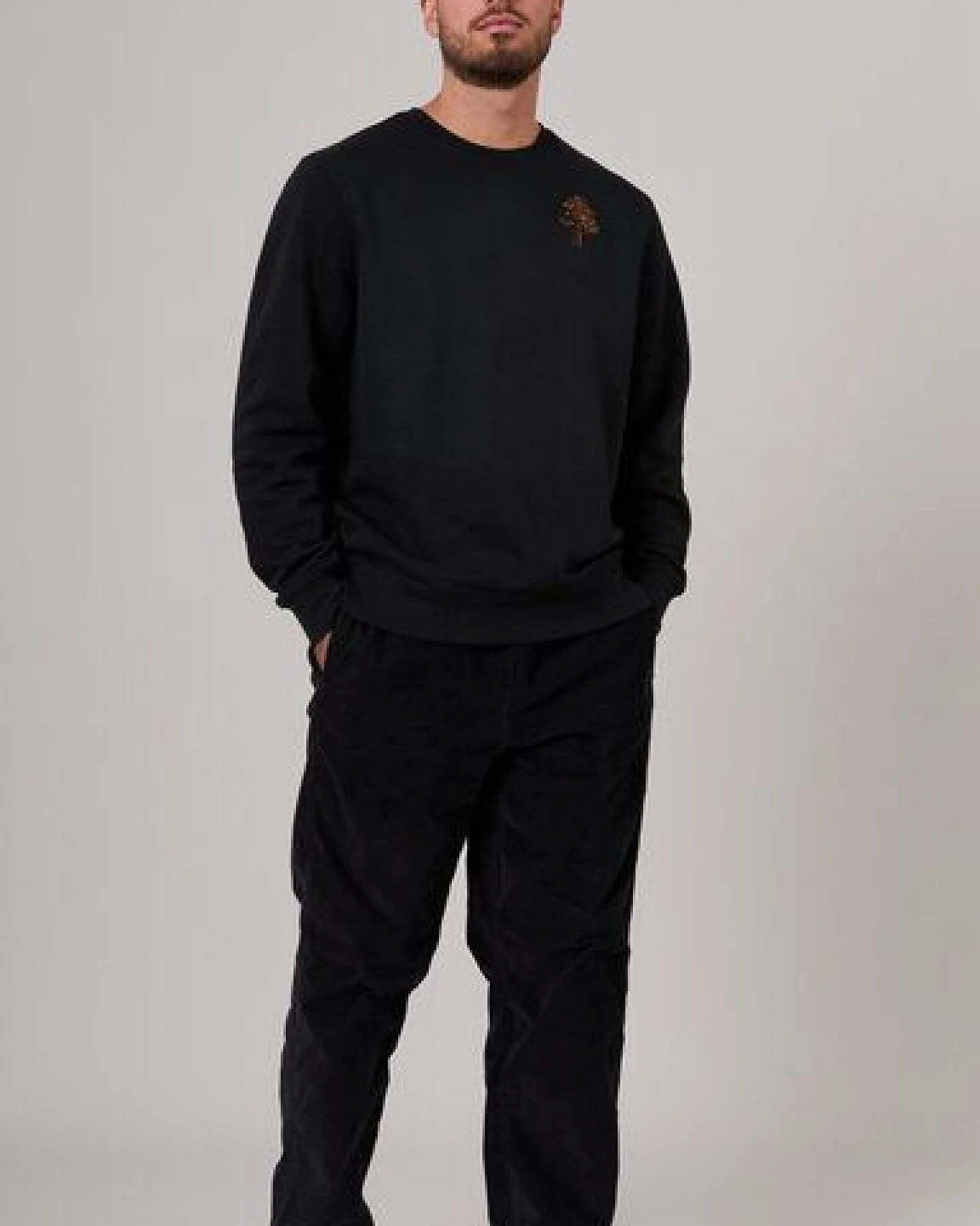 Kultgut Tree in echter Woodoptik/ Vegan - Pullover flauschig & gemütlich – Ansicht 2