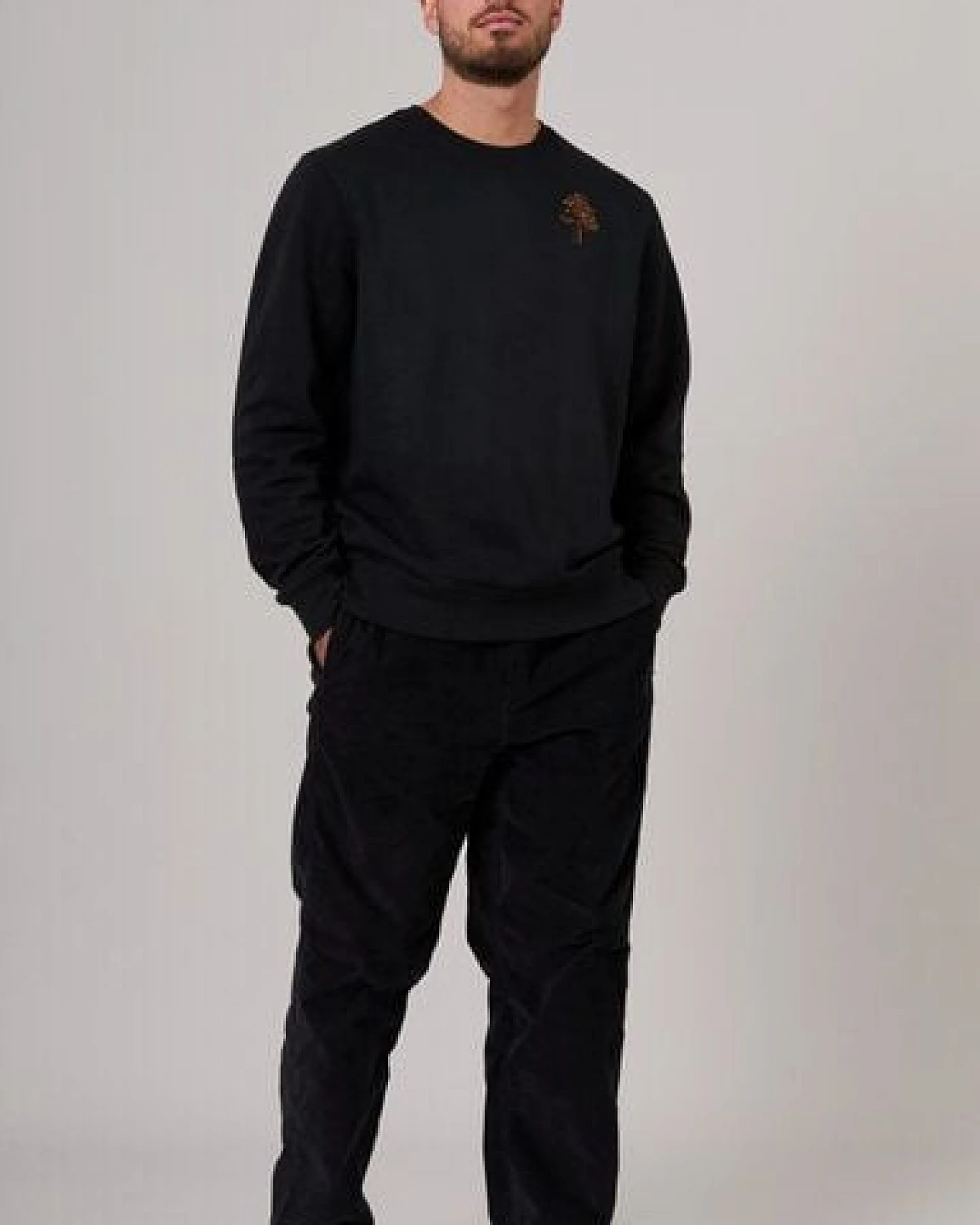 Kultgut Tree in echter Woodoptik/ Vegan - Pullover flauschig & gemütlich – Ansicht 2