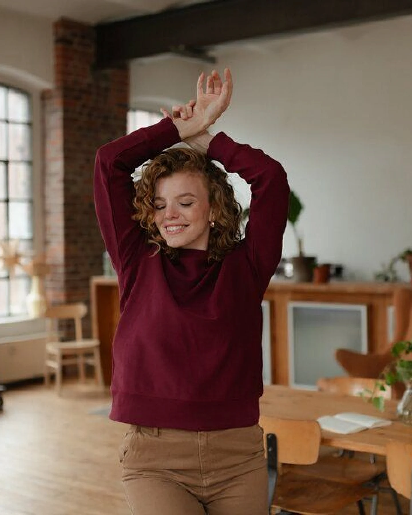 NORDLICHT Sweater Sanna aus 100% Bio-Baumwolle – Ansicht 3