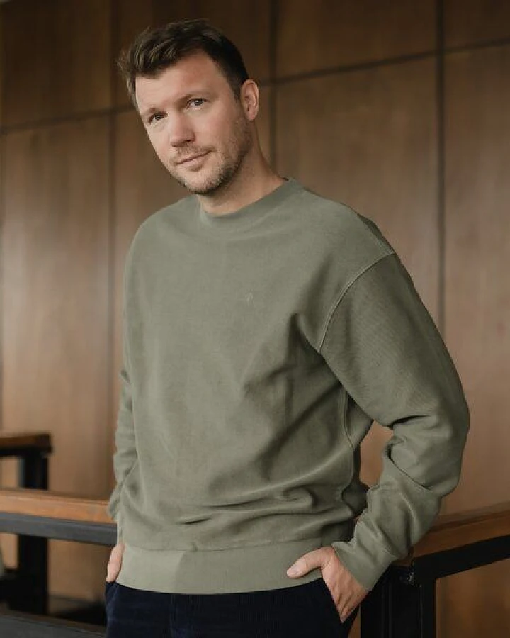 NORDLICHT Herren Sweater aus strukturierter Bio-Baumwolle NILAS