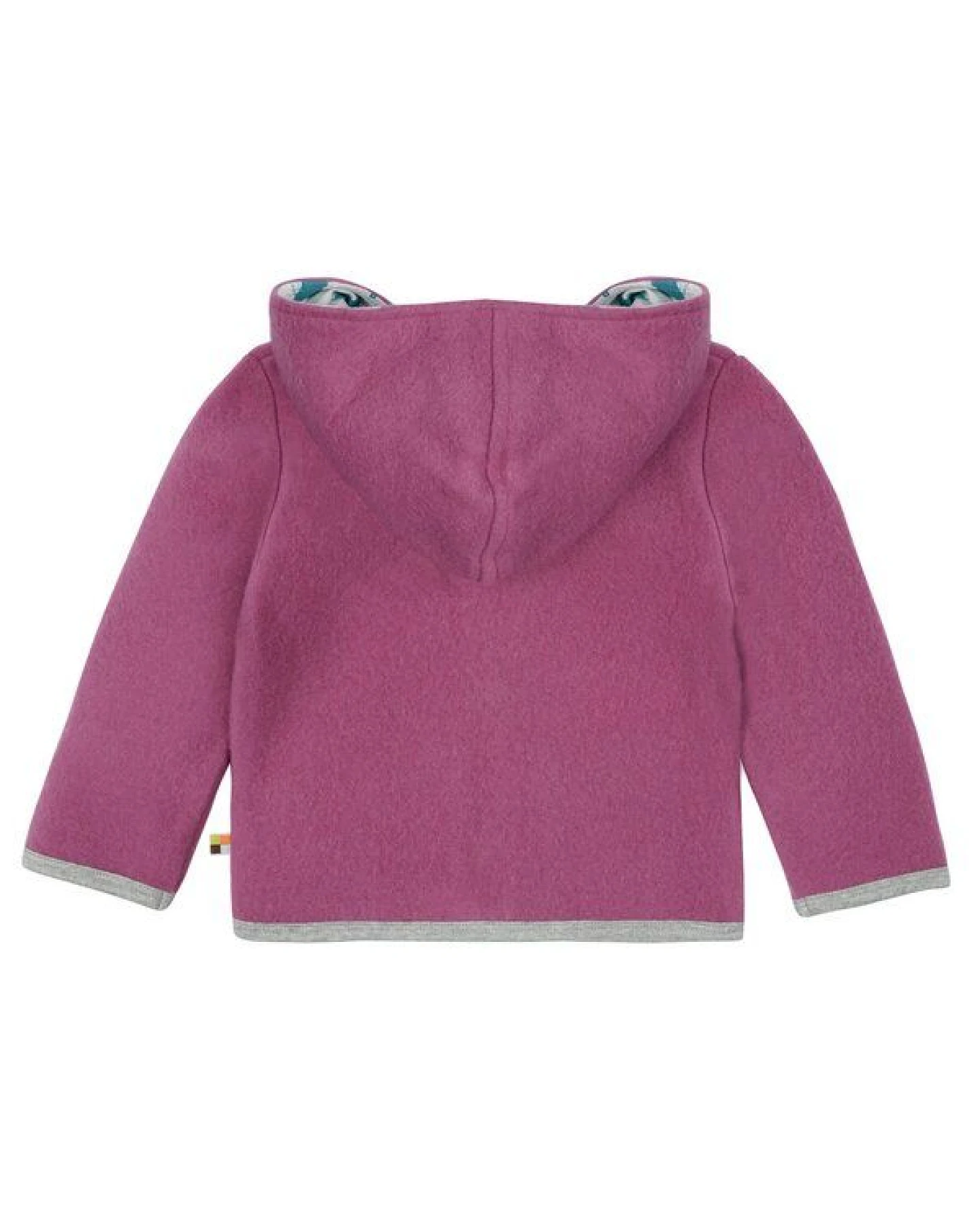 loud + proud Babys & Kinder Jacke Wollfleece, GOTS-zertifiziert – Ansicht 2