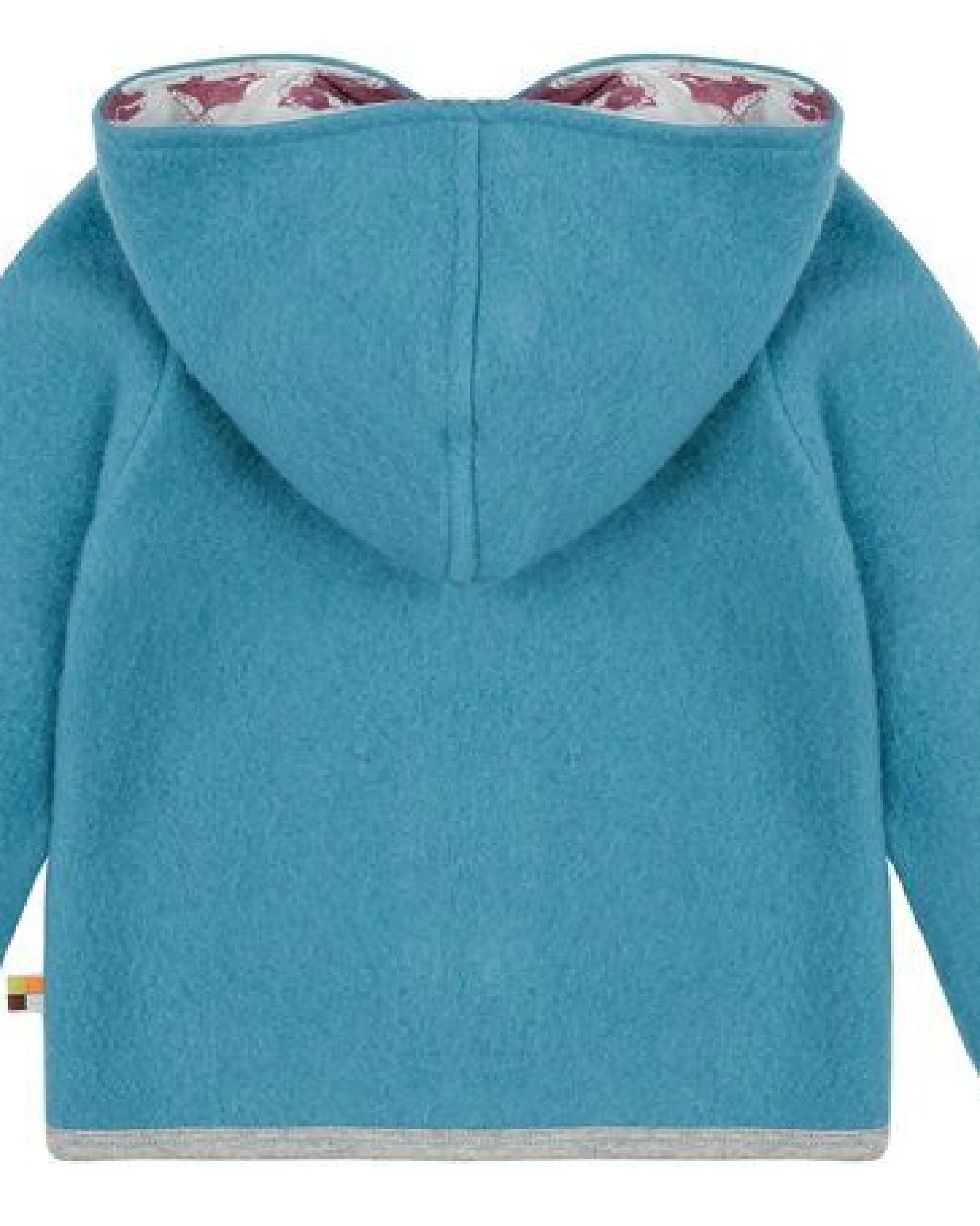 loud + proud Babys & Kinder Jacke Wollfleece, GOTS-zertifiziert – Ansicht 2