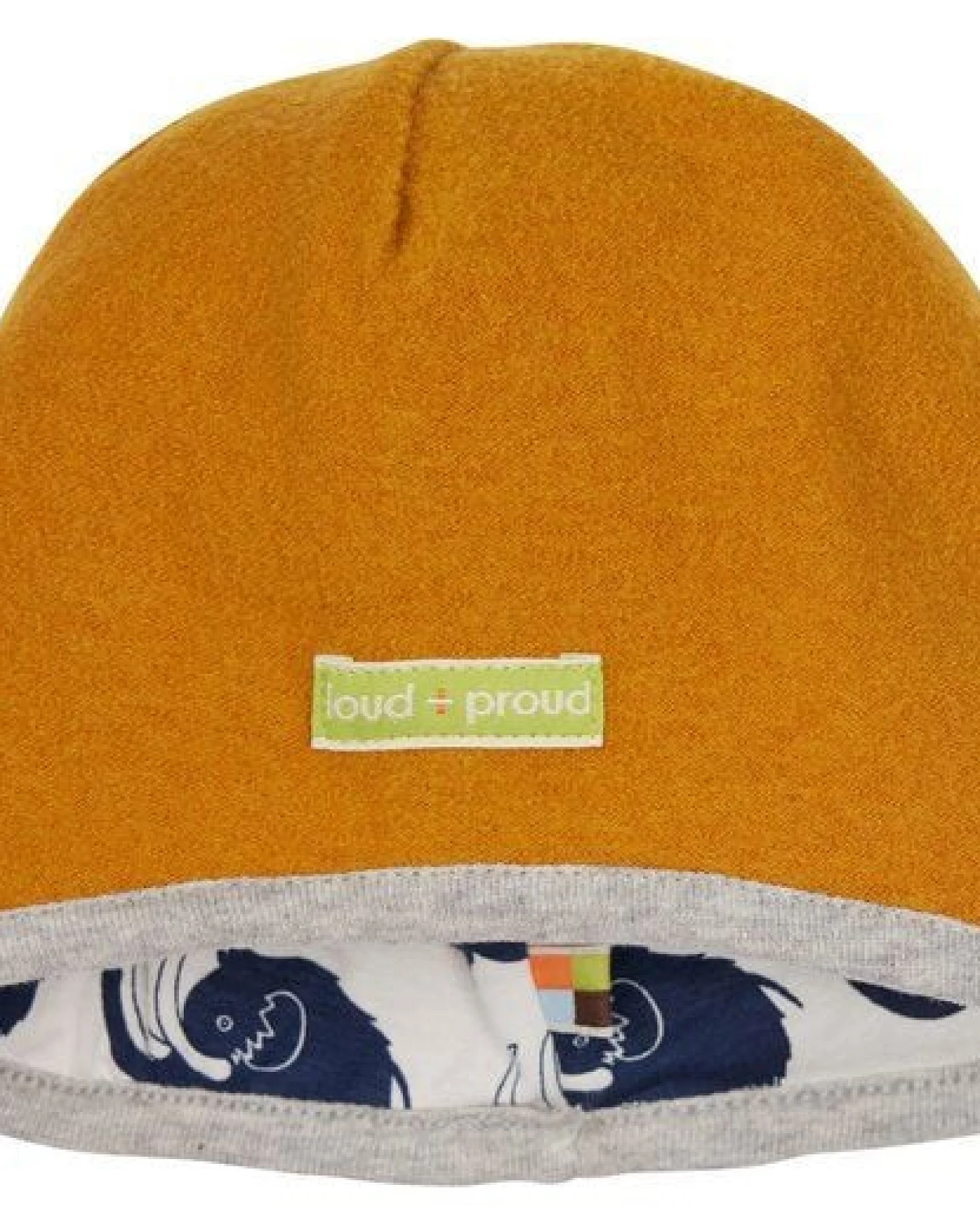 loud + proud Babys & Kinder Mütze Wollwalk, GOTS-zertifiziert – Ansicht 3
