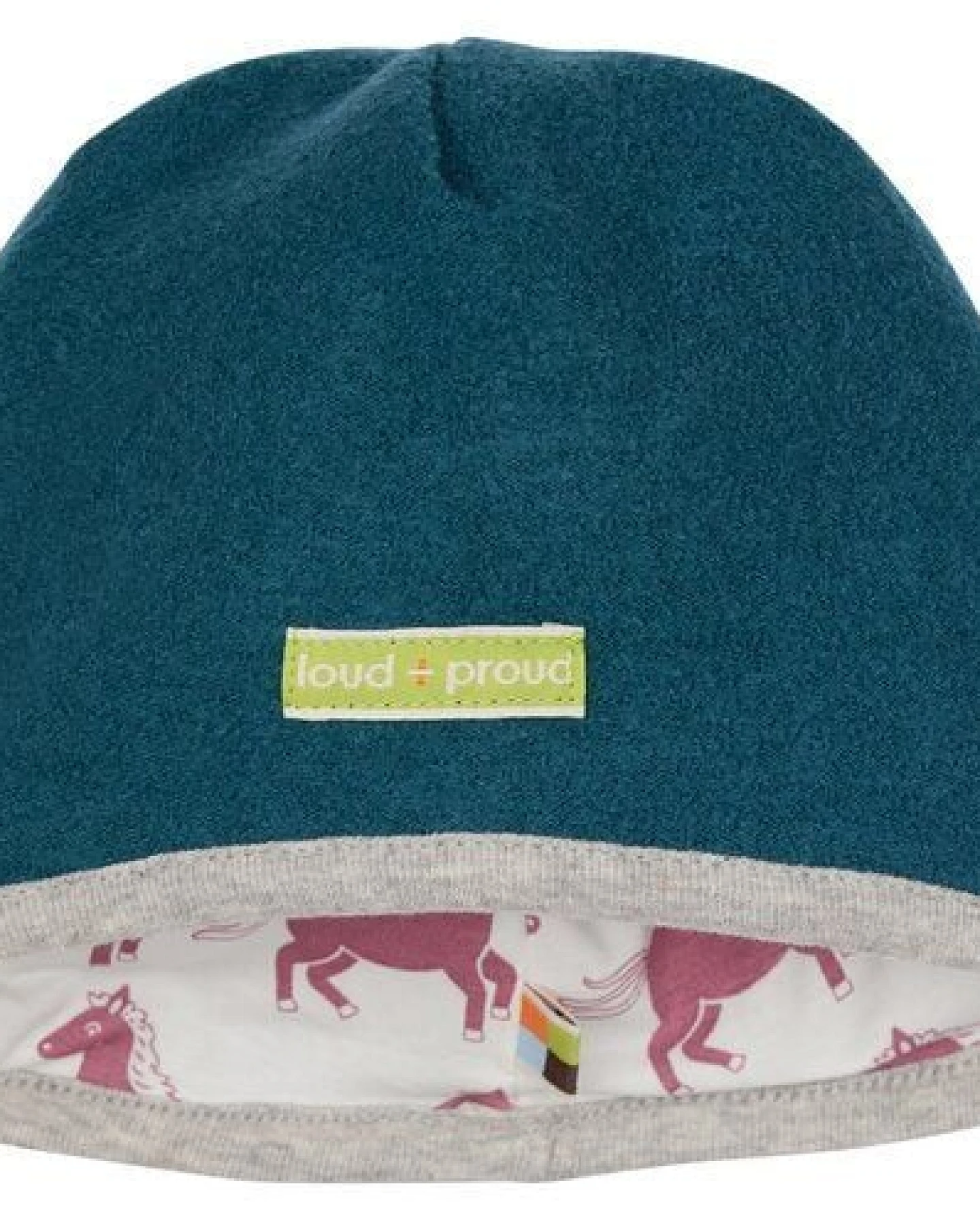 loud + proud Babys & Kinder Mütze Wollwalk, GOTS-zertifiziert – Ansicht 3