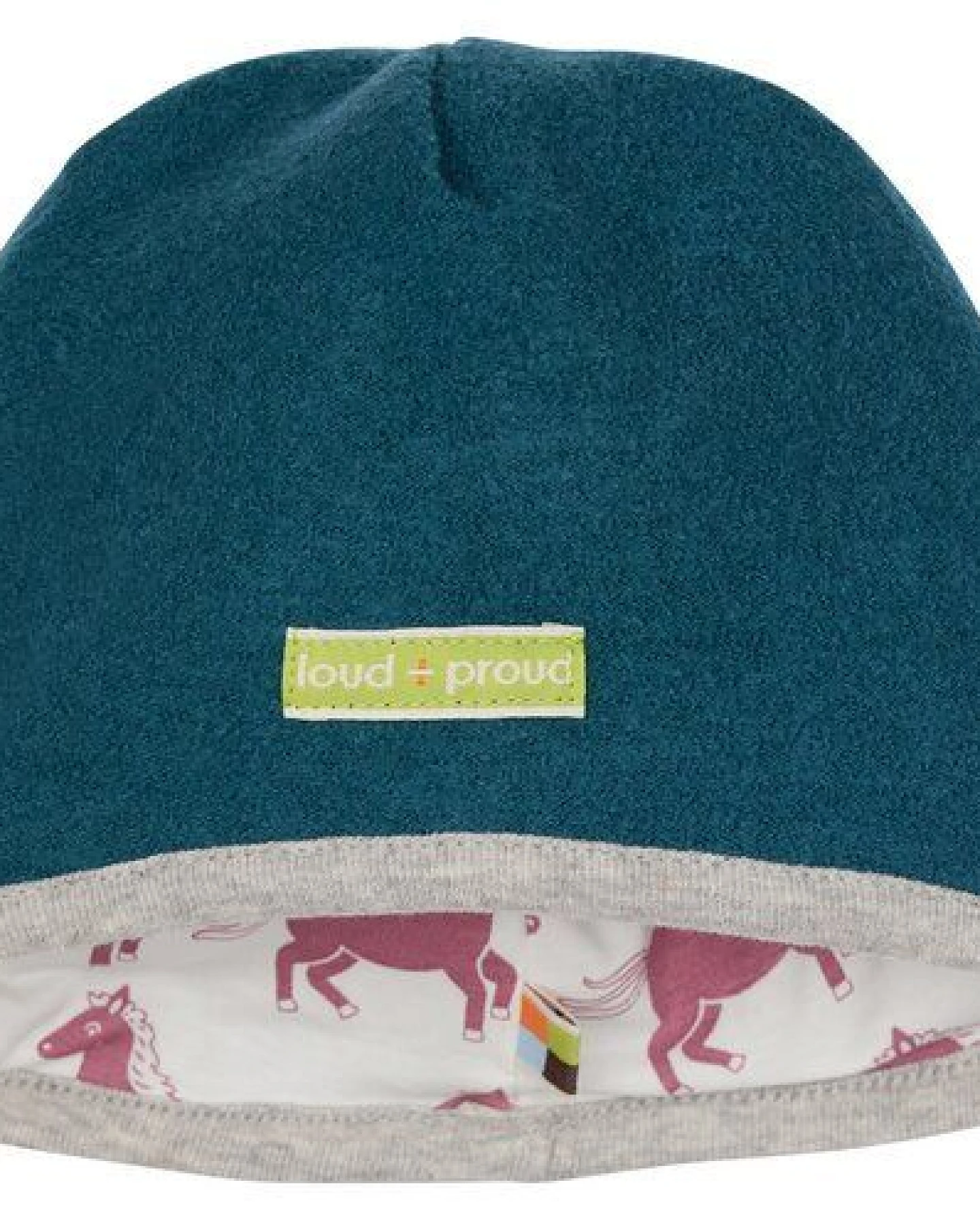 loud + proud Babys & Kinder Mütze Wollwalk, GOTS-zertifiziert – Ansicht 3