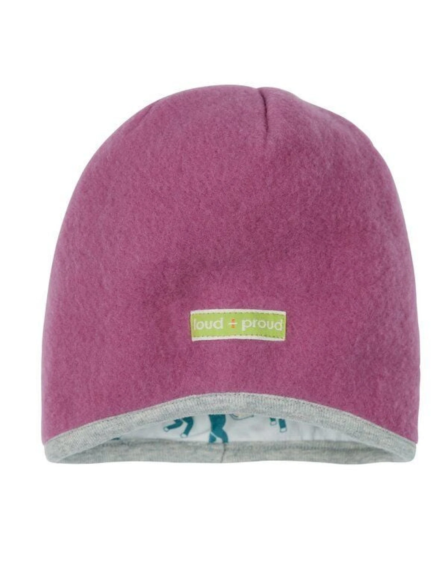 loud + proud Babys & Kinder Mütze Wollfleece, GOTS-zertifiziert – Ansicht 3
