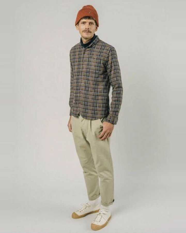 Brava Fabrics Bosco Regular Shirt Navy