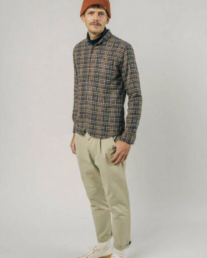 Brava Fabrics Bosco Regular Shirt Navy