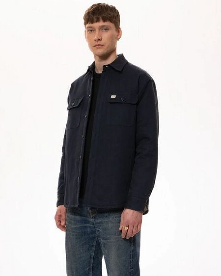 Nudie Jeans Hemdjacke Glenn Padded Shirt
