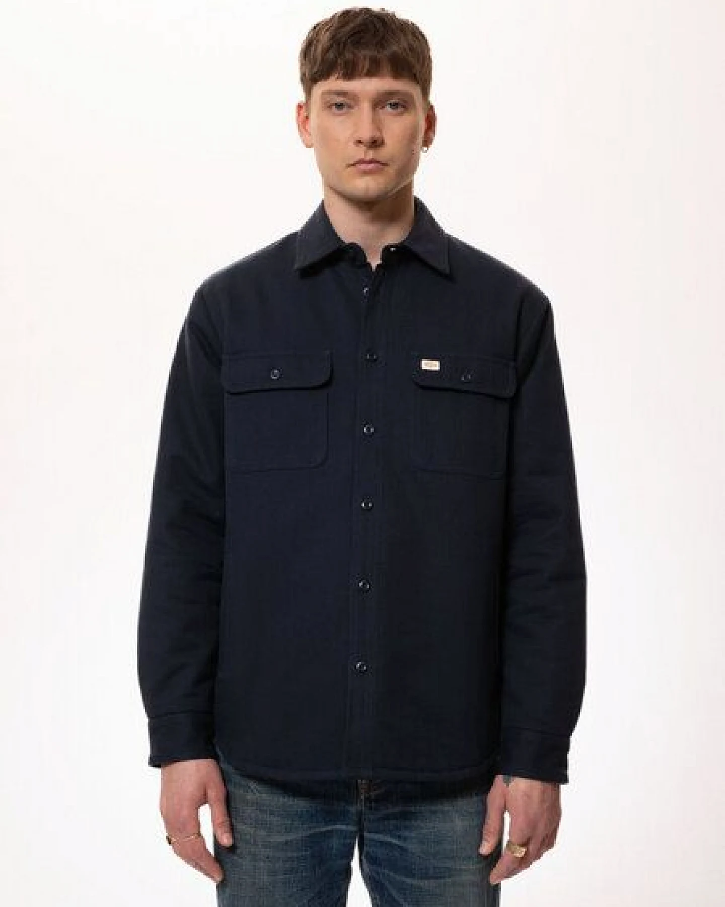Nudie Jeans Hemdjacke Glenn Padded Shirt – Ansicht 2
