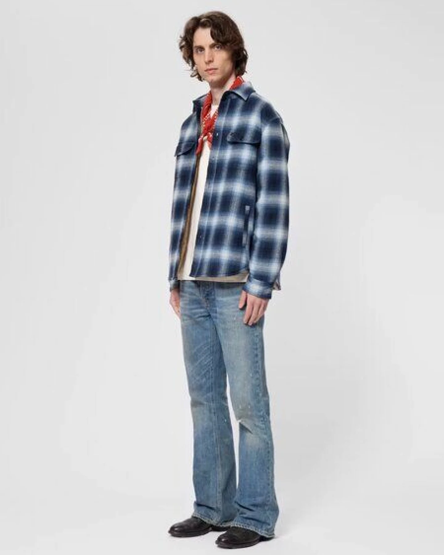 Nudie Jeans Hemdjacke Glenn Padded Shirt – Ansicht 2