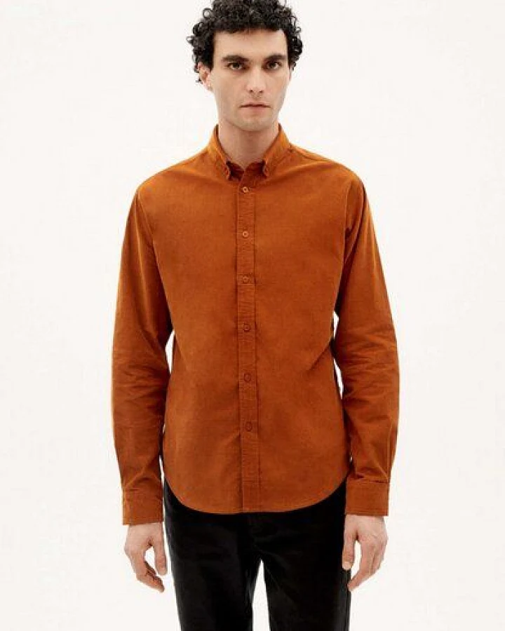 thinking mu Kordhemd Ant Shirt Microcorduroy