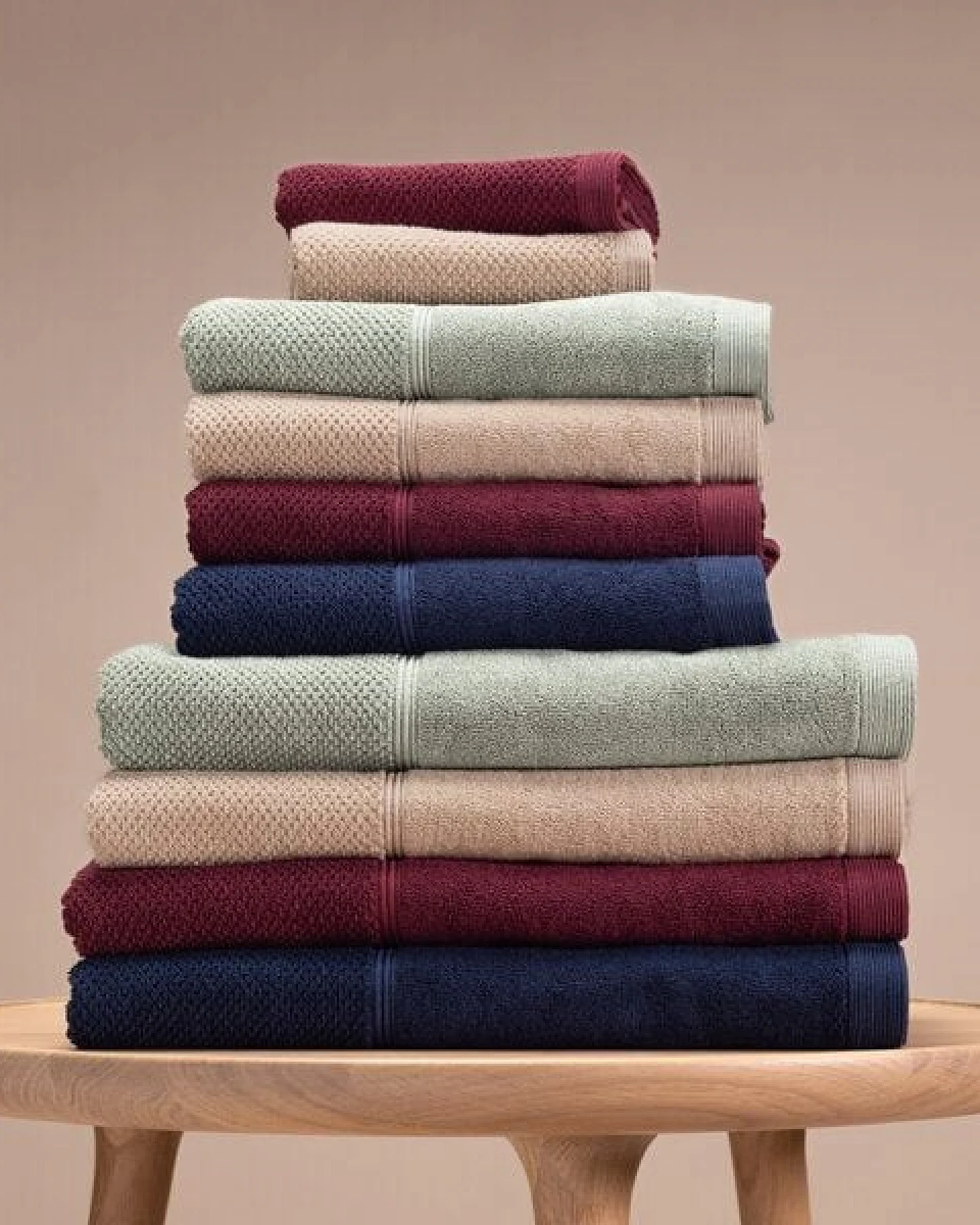 Kushel Towels The Family Set - Handtuch SET aus Biobaumwolle und Holzfaser – Ansicht 3