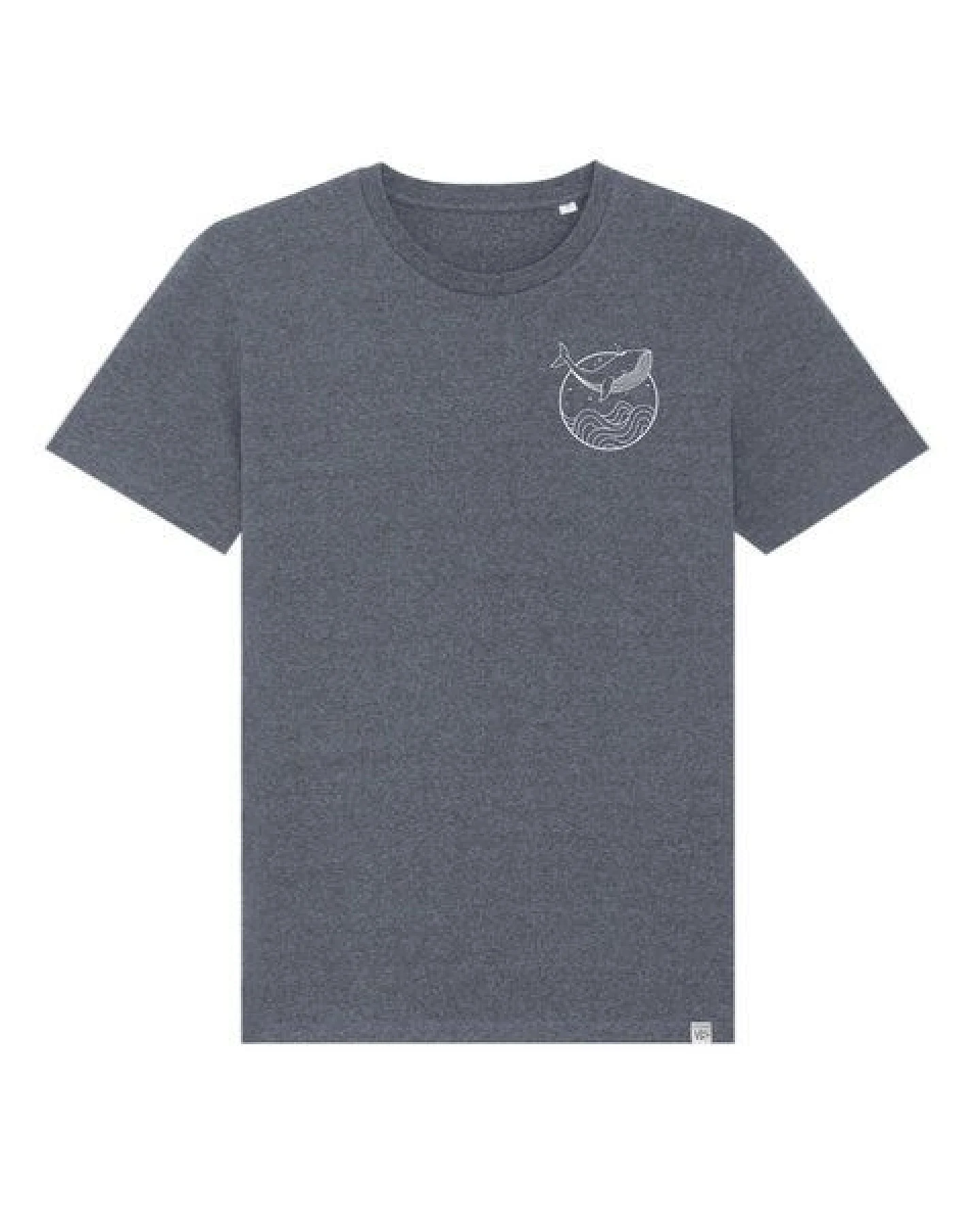 vis wear Wal zwischen Ozean und Wellen - Unisex T-Shirt - Recycled Bio Baumwolle – Ansicht 3