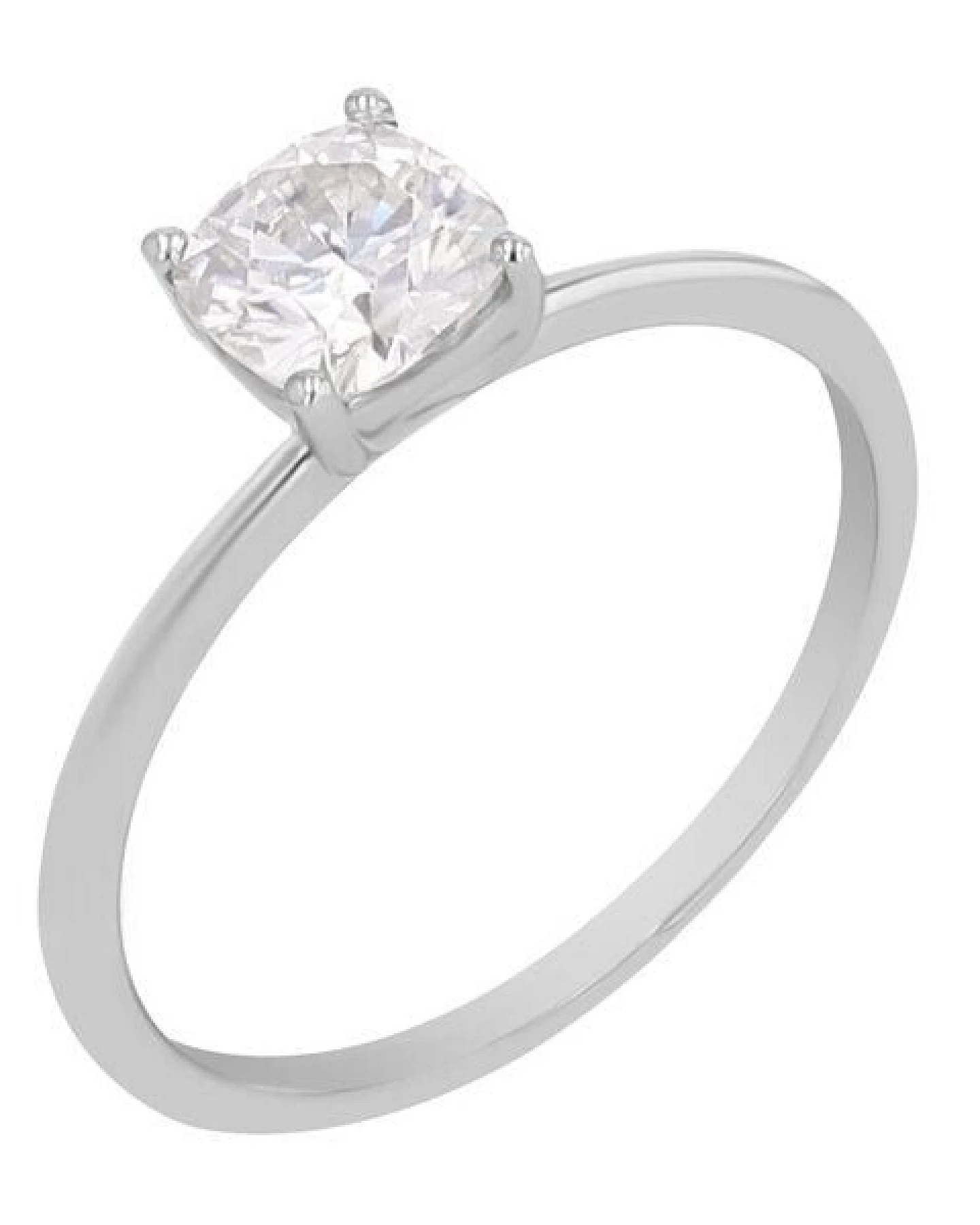 Eppi Verlobungsring mit einem Moissaniten in Kissenform Macey – Ansicht 3