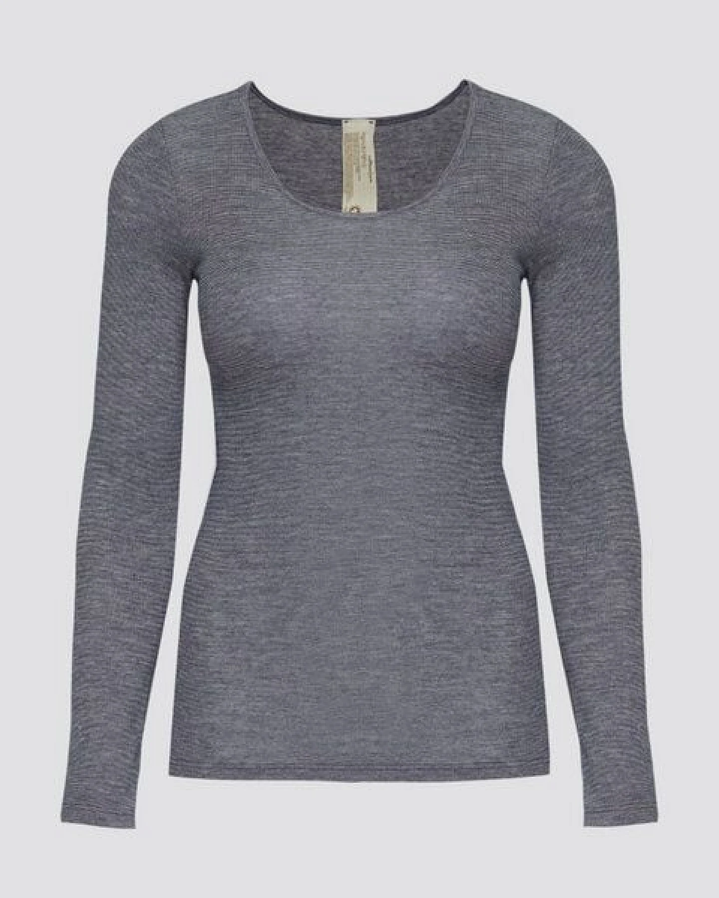 comazo|earth Damen Shirt langarm aus Wolle-Seide Mix – Ansicht 4