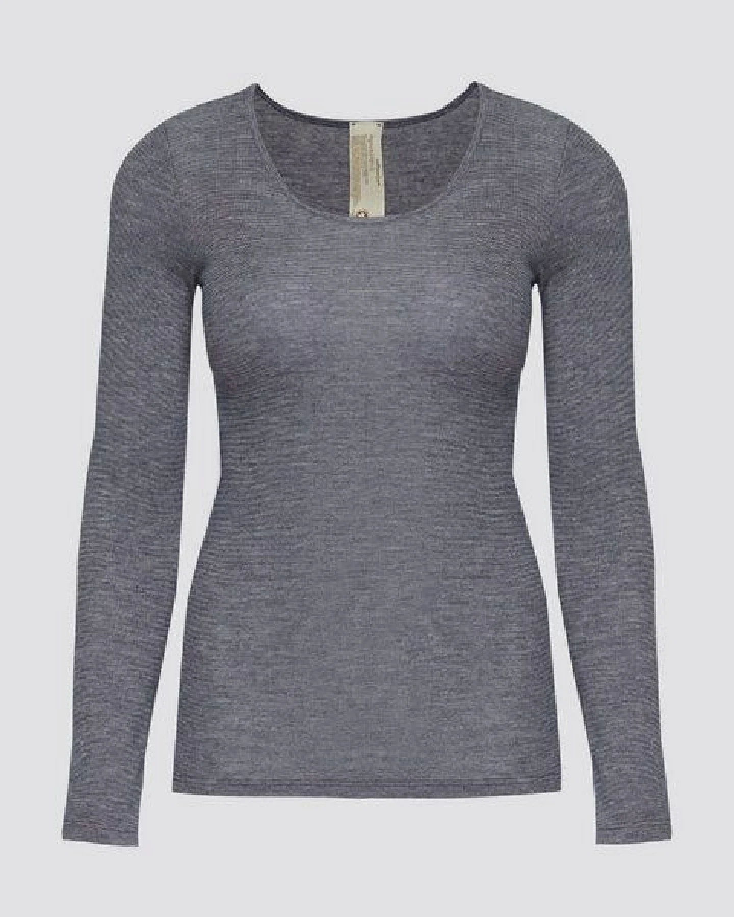 comazo|earth Damen Shirt langarm aus Wolle-Seide Mix – Ansicht 4