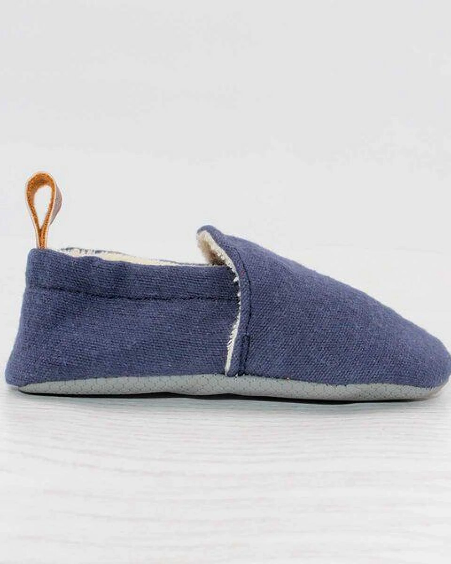 Pololo Barfuß-Hausschuh aus Baumwolle (organic) vegan, Größen 18/19 - 30/31 – Ansicht 3