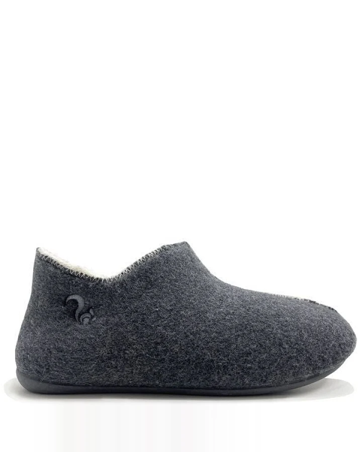 Veganer Hausschuh "thies ® Organic Slipper Boot ", aus Bio-Baumwolle, fair produziert