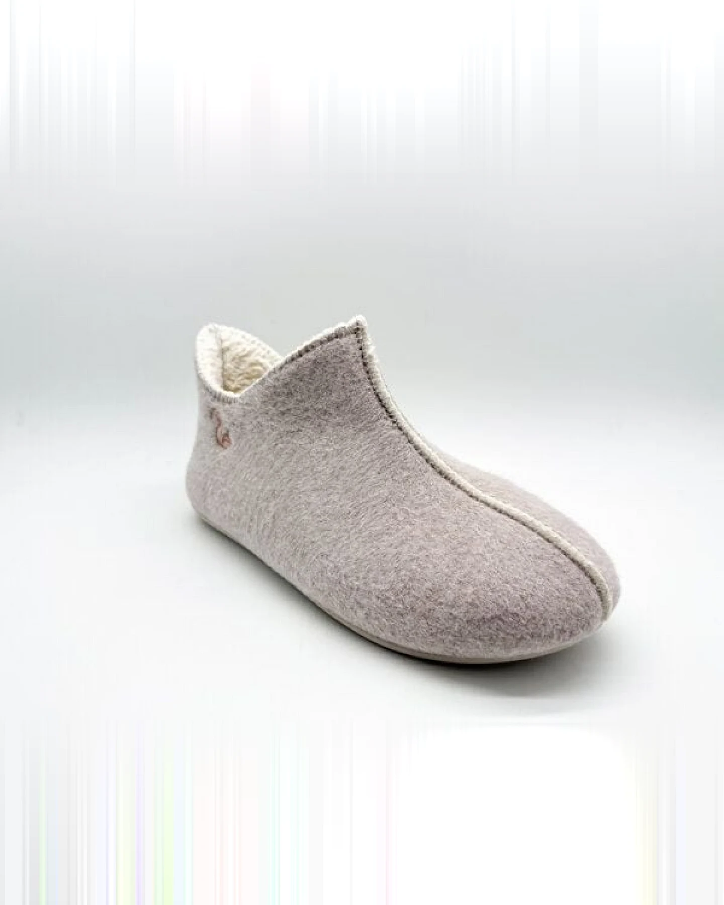 Veganer Hausschuh "thies ® Organic Slipper Boot ", aus Bio-Baumwolle, fair produziert – Ansicht 3