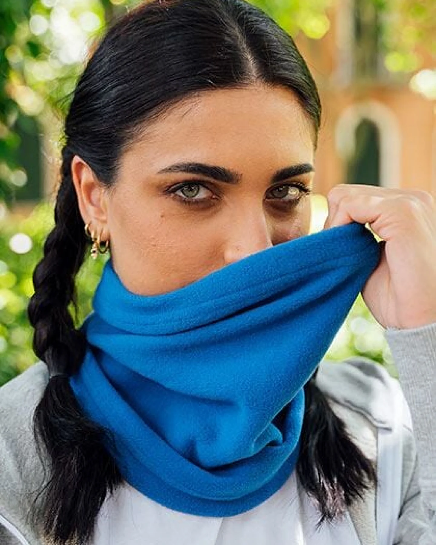 Atlantis Headwear Atlantis Hotty-S Neck Warmer recyceltes (rPet) Polyester Halstuch weiches Fleece Schlauchschal Loop – Ansicht 2