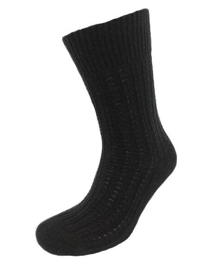 BLS Organic GOTS zertifizierte Bio-wolle Kettendesign Damen Socken