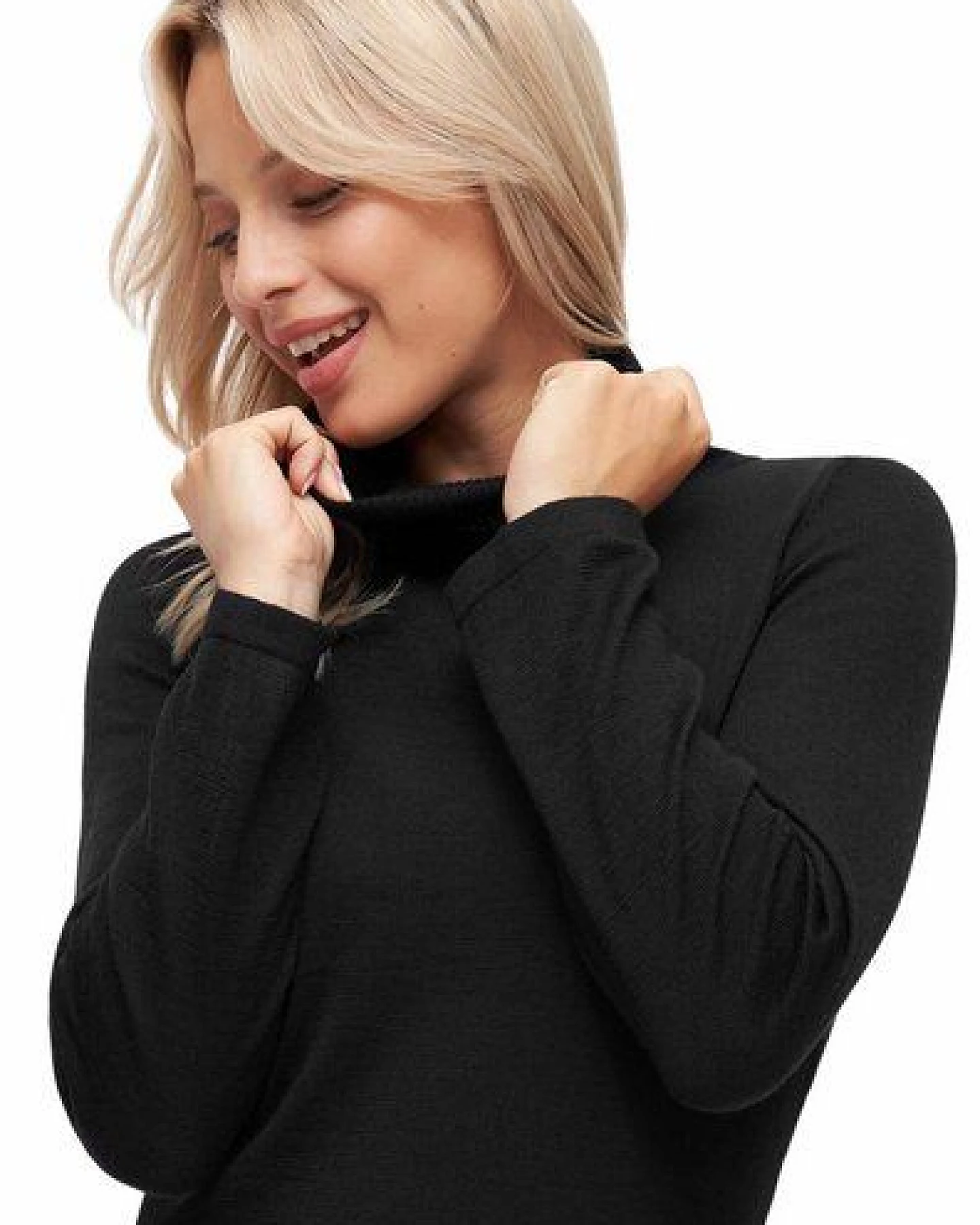 Apu Kuntur Alpaka-Rollkragenpullover aus Baby Alpaka & Seide – Ansicht 2