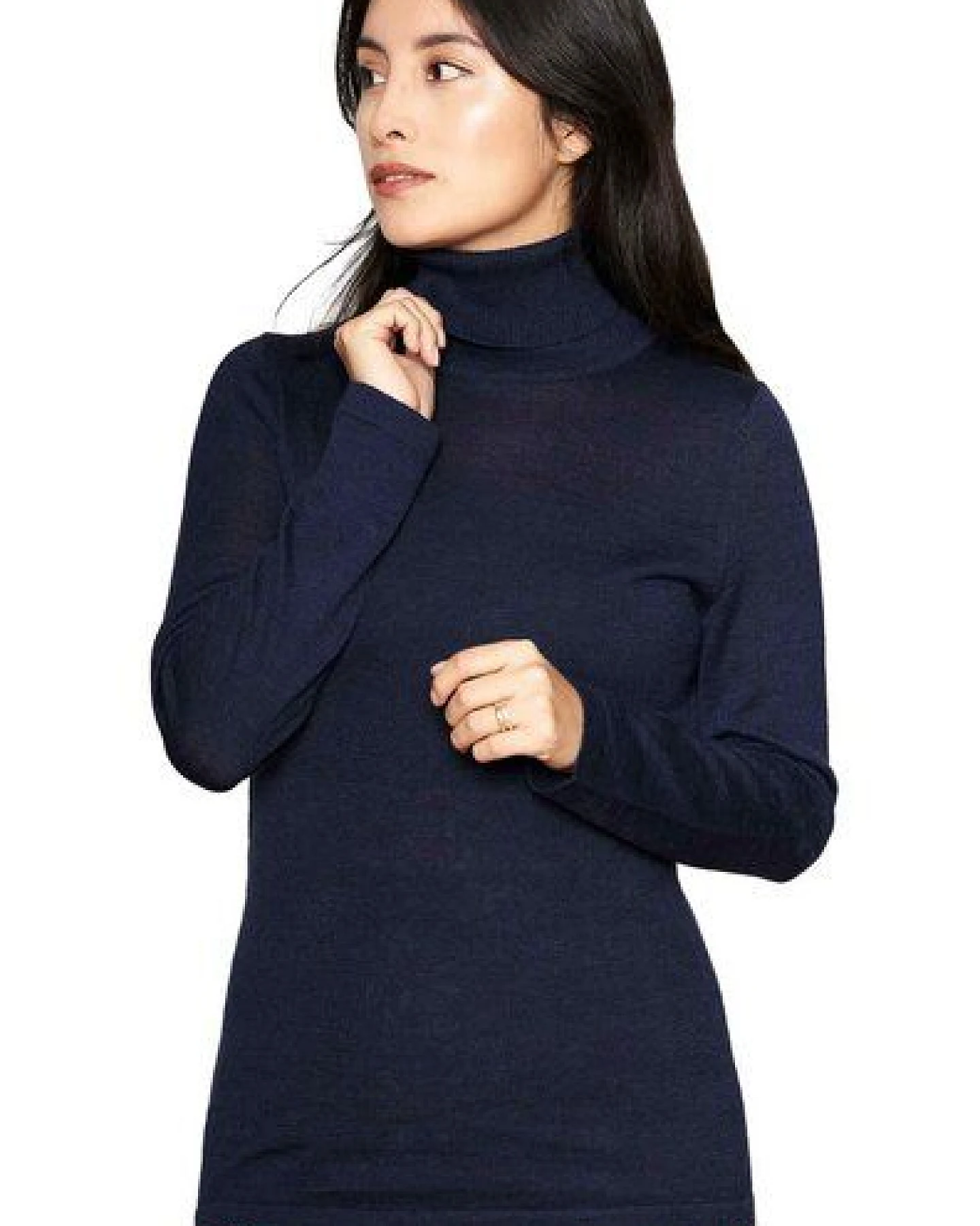 Apu Kuntur Alpaka-Rollkragenpullover aus Baby Alpaka & Seide – Ansicht 3