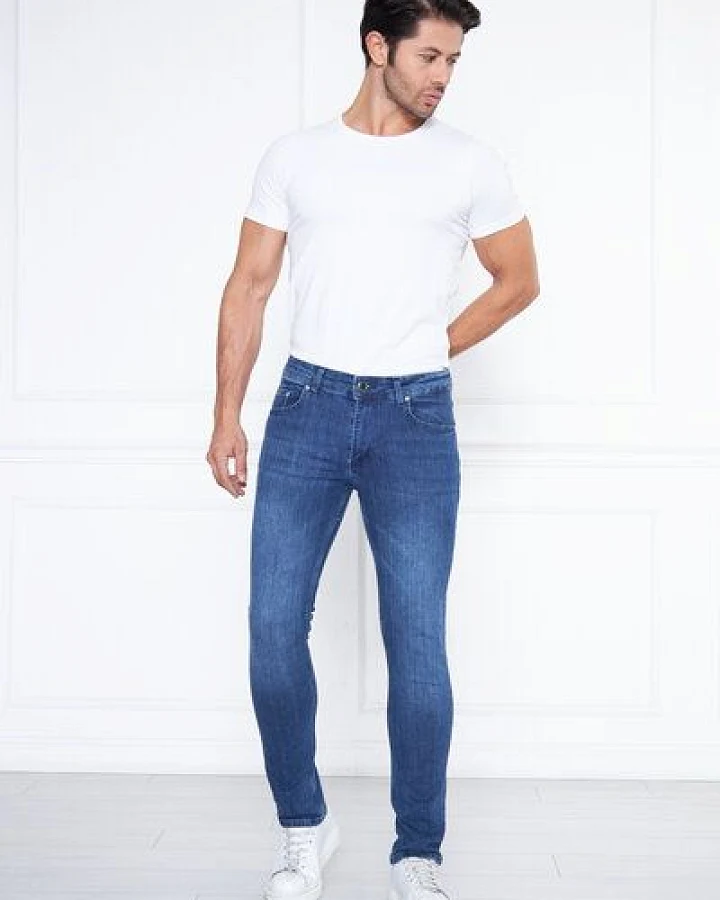 Bruno Barella Denim Jeans aus Bio Baumwolle