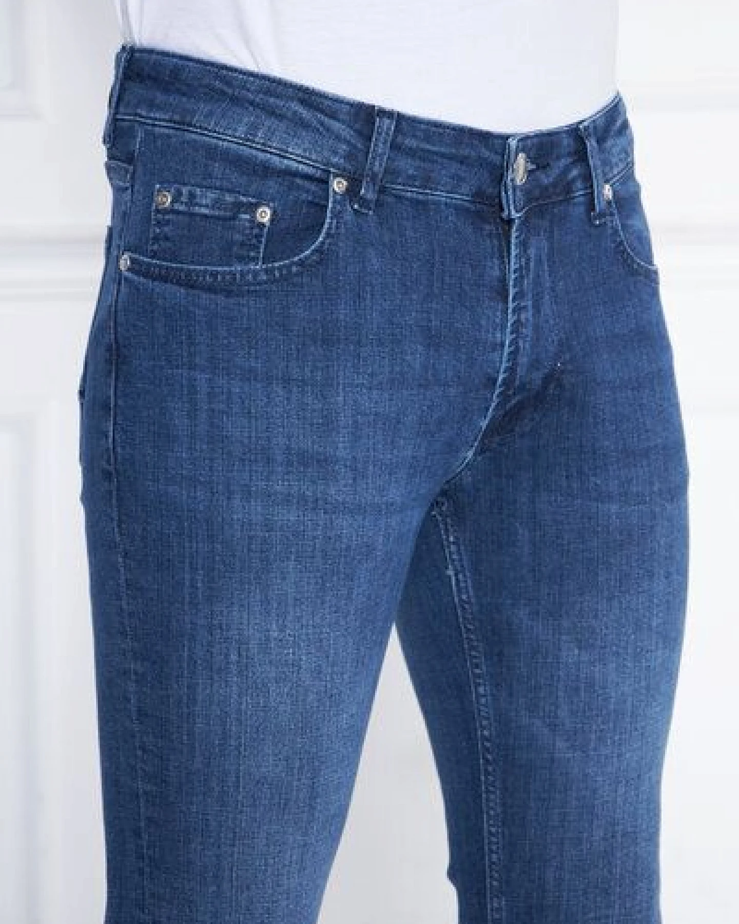 Bruno Barella Denim Jeans aus Bio Baumwolle – Ansicht 2