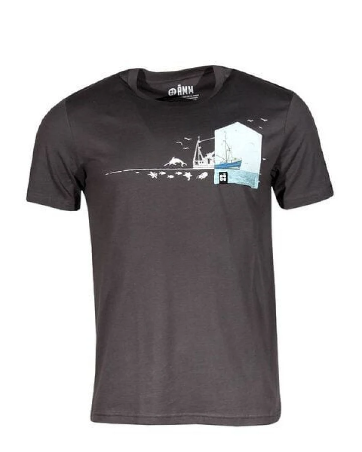 FÄDD Herren T-Shirt Rundhals aus Bio-Baumwolle "Fischernteboot BT"
