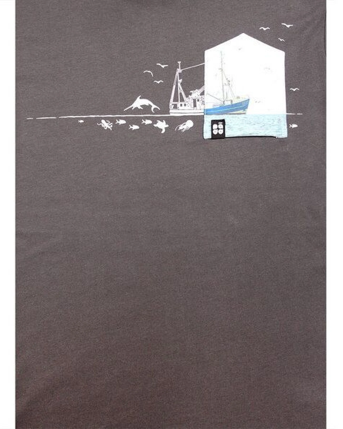 FÄDD Herren T-Shirt Rundhals aus Bio-Baumwolle "Fischernteboot BT" – Ansicht 3