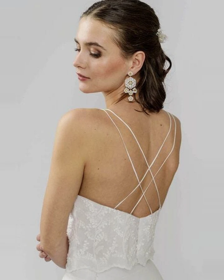 Atelier SNOW Braut-Trägertop Lily